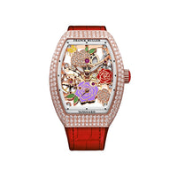 V35 36 SQT Rose COL DRM D CD 2RO (RG) - FRANCK MULLER ROSE SKELETON